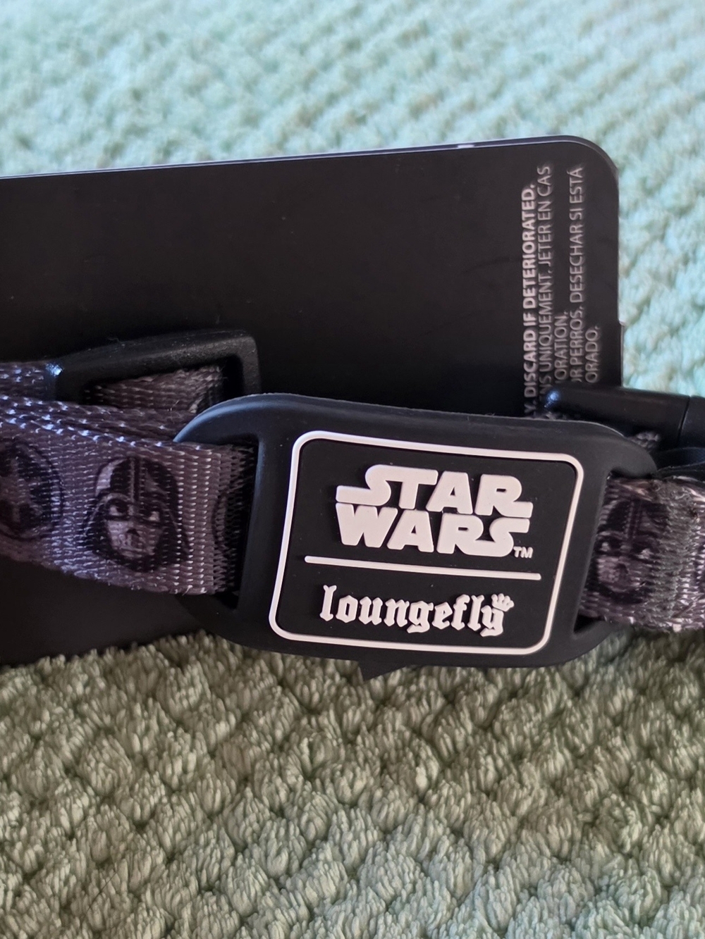 Loungefly Star Wars Gray Darth Vader Logo Dog Collar